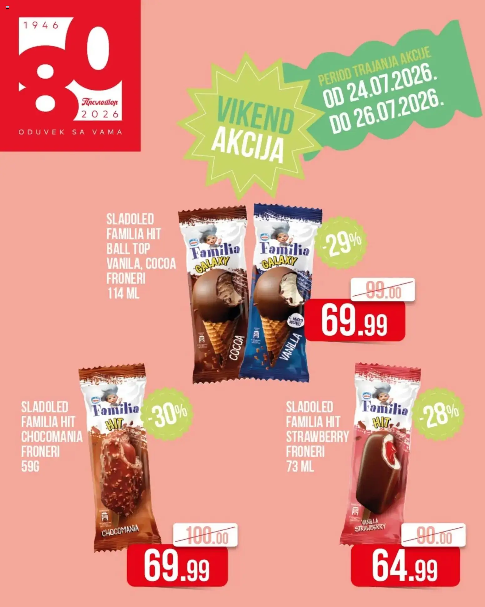 Metalac Proleter katalog - važi od 24.07.2026 | Strana: 3 | Proizvode: Sladoled