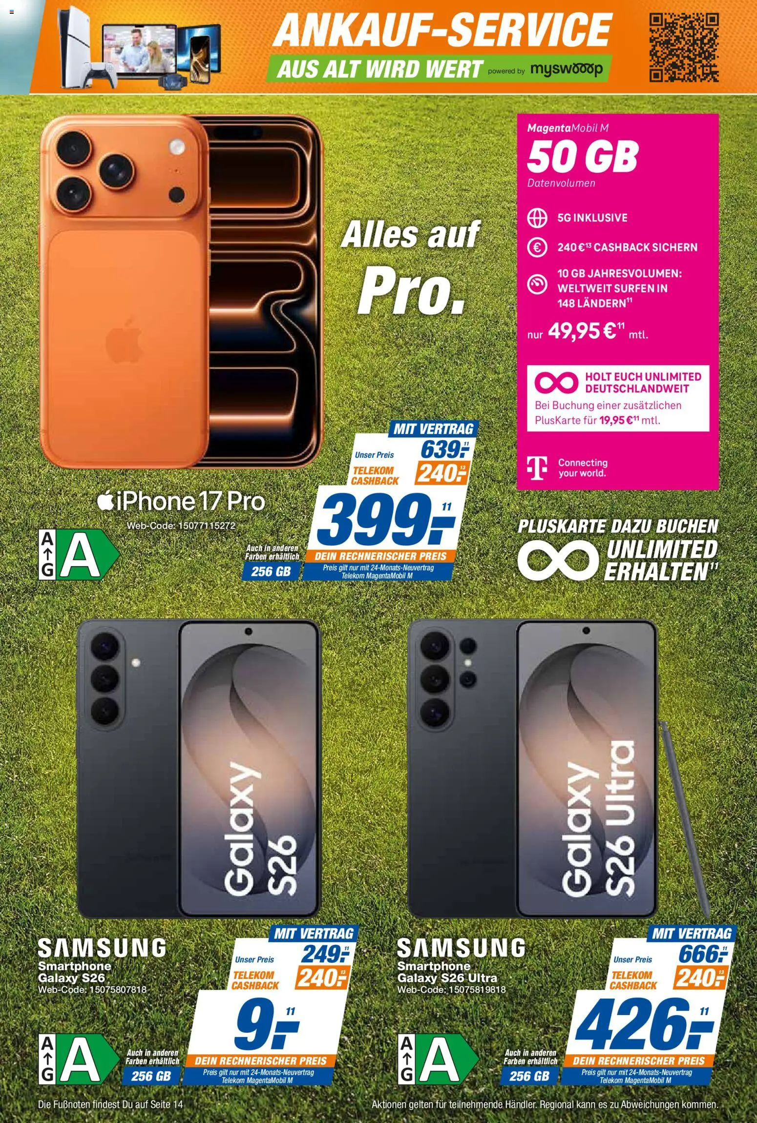 Expert Smarthphone Highlights im Mai – gültig ab 01.05.2026 | Seite: 5 | Produkte: Samsung, Iphone, Smartphone