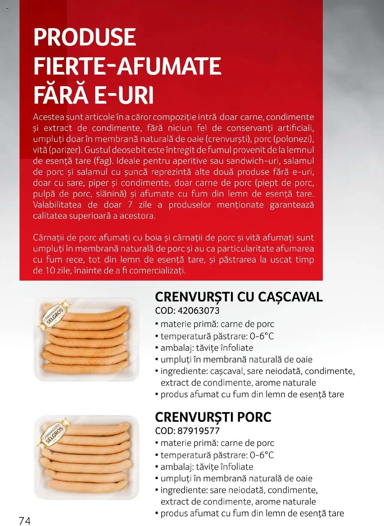 Noul catalog Selgros – valabil de la 27.04.2023 | Pagină: 74 | Produse: Lait de coco, Crenvurști, Sare, Piper