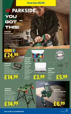 Preview of Weekly offers Lidl valid from 17/09/2026 | Page: 21 | Products: Table, Handle, Cable, Connector