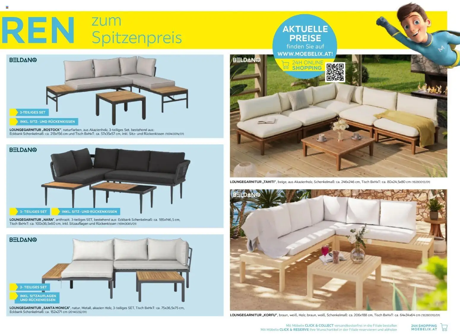 Möbelix Gartenmöbel Mistelbach, Zams, Zell Am See gültig ab 13.04.2026 | Seite: 9 | Produkte: Tisch
