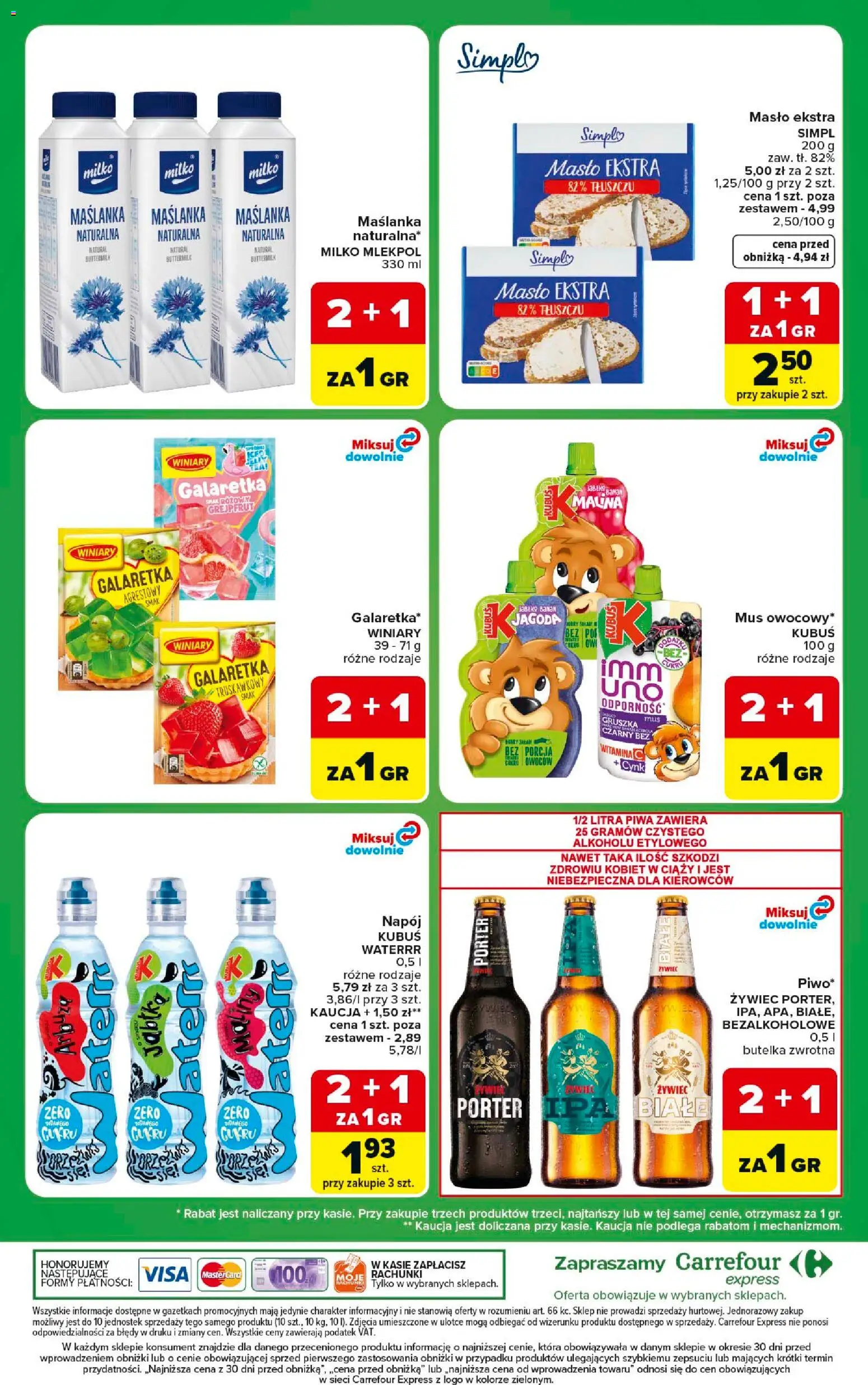 Carrefour gazetka - Express od 04.08.2026 | Strona: 8 | Produkty: Gruszka, Galaretka, Maślanka, Grejpfrut