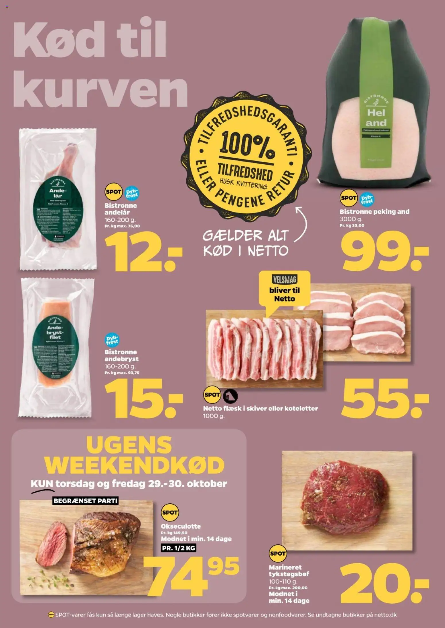 Netto tilbudsavis – gyldig fra 24/10/2026 | Side: 11 | Produkter: Koteletter