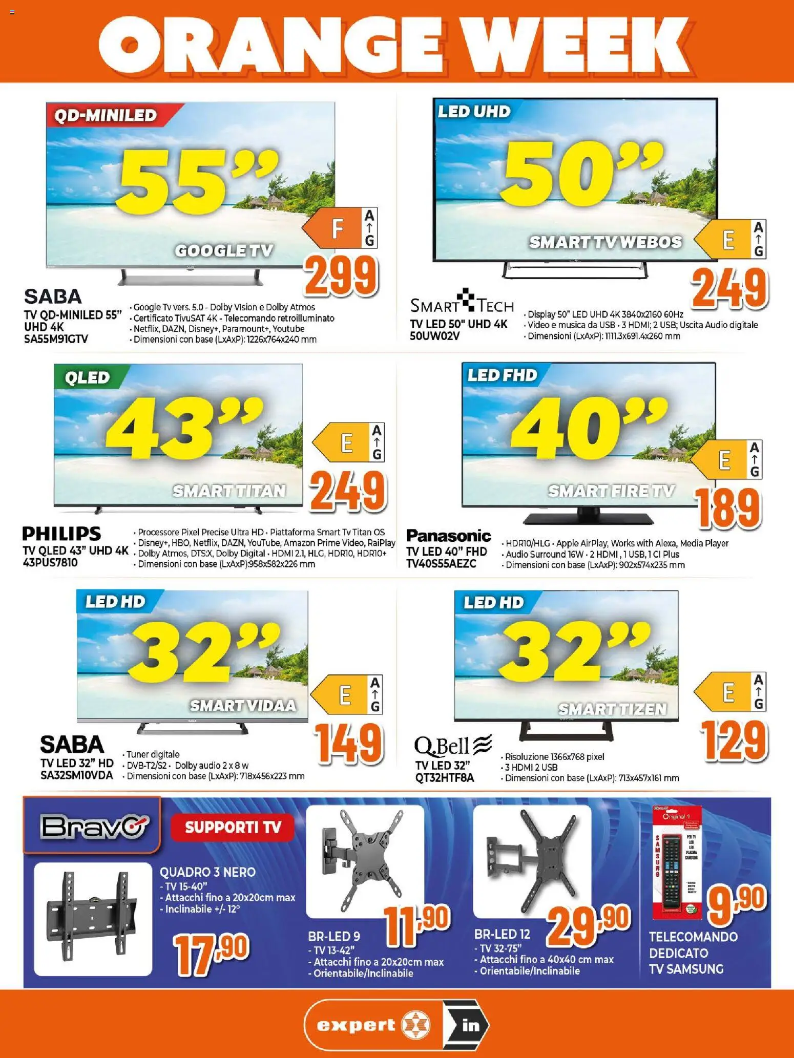 Volantino Ipercoop del 17/09/2026 | Pagina: 4 | Prodotti: Tv samsung, smart TV, TV, Video