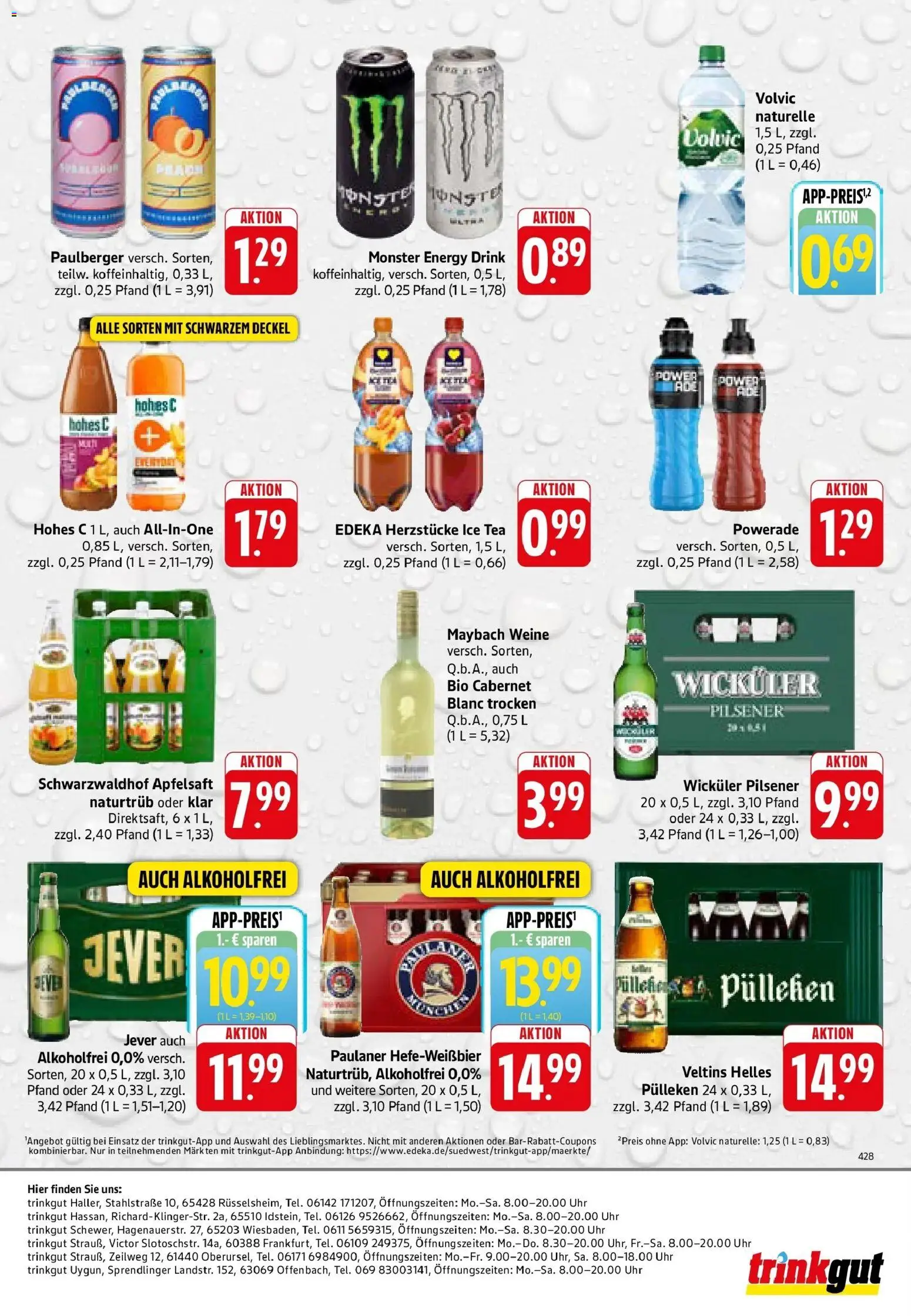 Trinkgut Prospekt Idstein – gültig ab 03.08.2026 | Seite: 6 | Produkte: Energy, Powerade, Jever, Hohes c