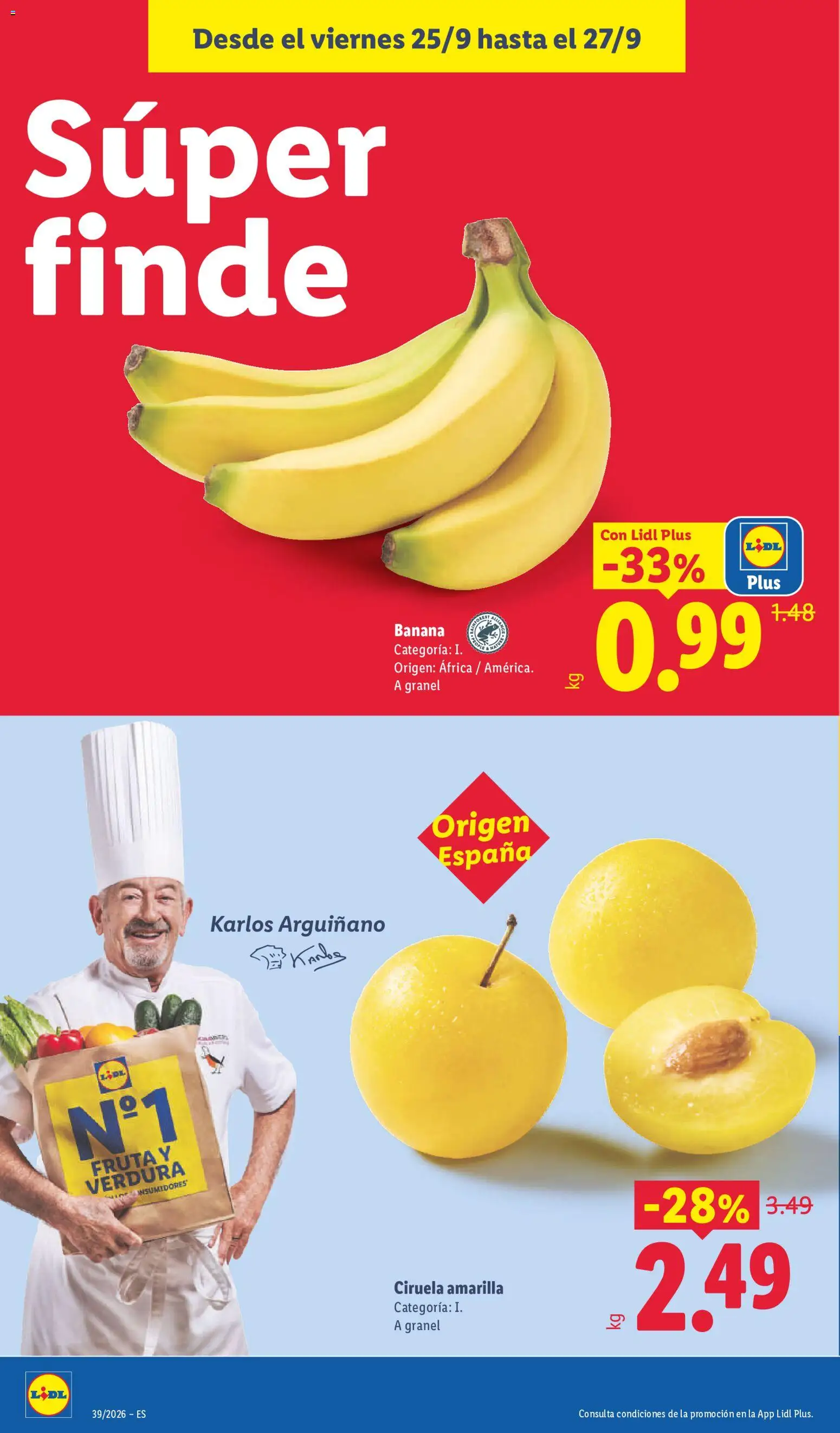 Lidl folleto │ válido desde el 21/09/2026 | Página: 28 | Productos: Fruta