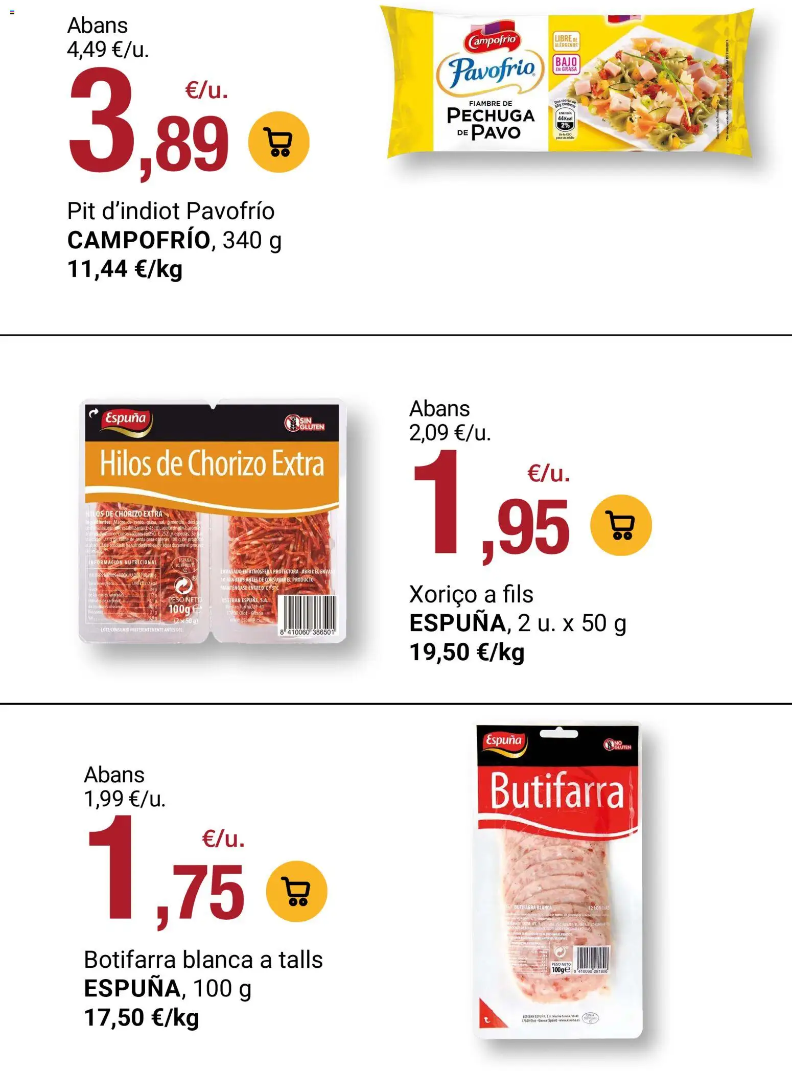 Bonpreu folleto │ válido desde el 29/09/2026 | Página: 73 | Productos: Aceite, Cerdo, Carne de cerdo, Pavo
