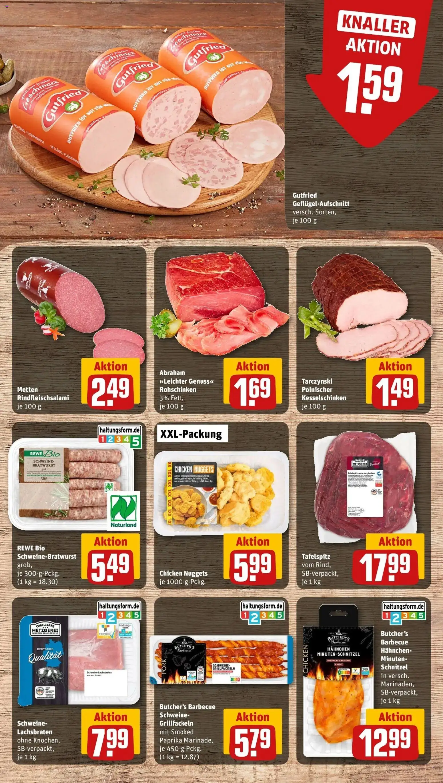 REWE Prospekt ab 10.08.2026 zum Blättern » Angebote | Seite: 6 | Produkte: Tafelspitz, Hahnchen, Schnitzel, Paprika
