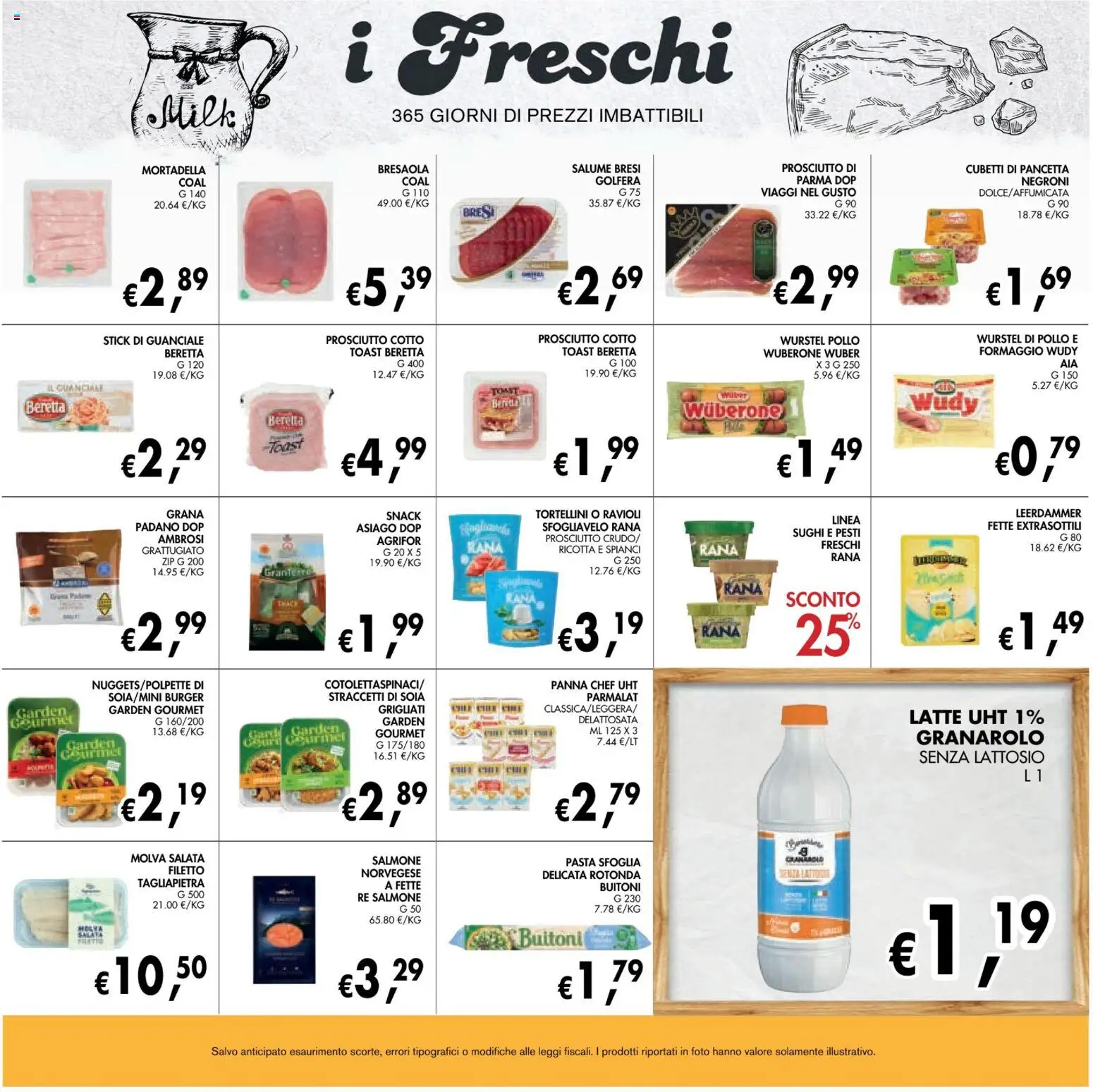 Volantino Coal del 10/09/2026 | Pagina: 15 | Prodotti: Filetto, Formaggio, Pasta, Senza lattosio