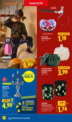 LIDL - Prévisualisation de LIDL catalogue valide à partir de 15/10/2026 | Page: 38 | Produits: Citrouille, Masque, Deguisement, Déguisement D'Halloween