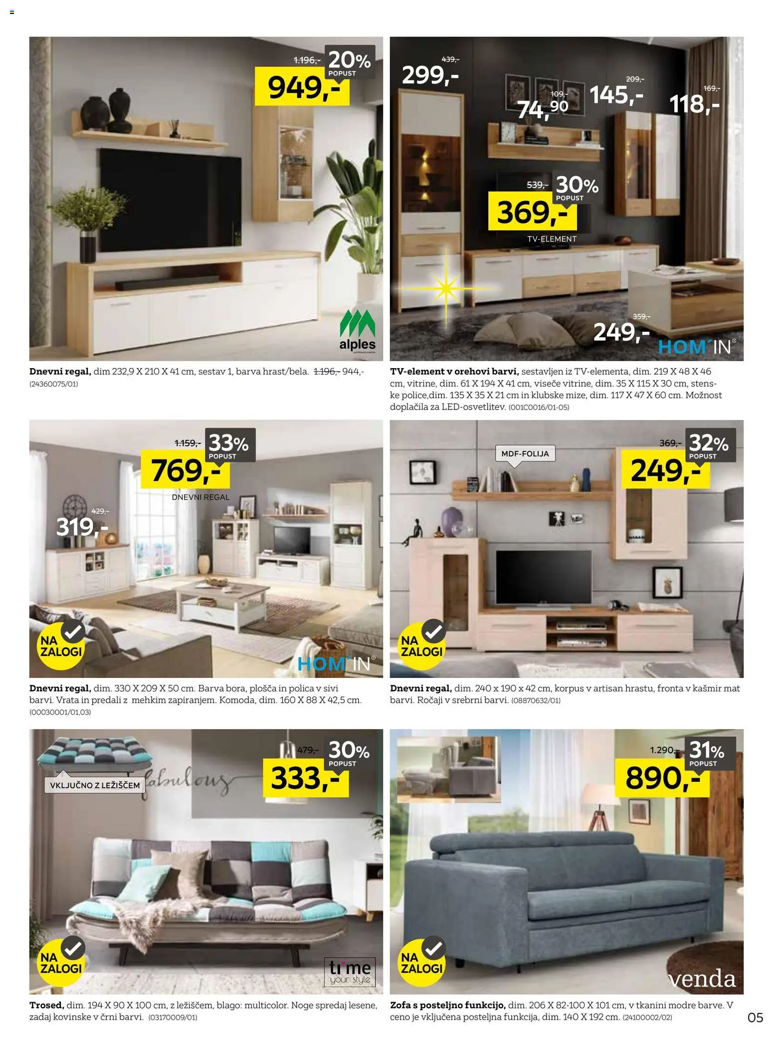 Novi XXXL Lesnina katalog ponudbe – veljaven od 01.06.2026 | Stran: 5 | Izdelki: Polica, Regal, Barva, Vrata