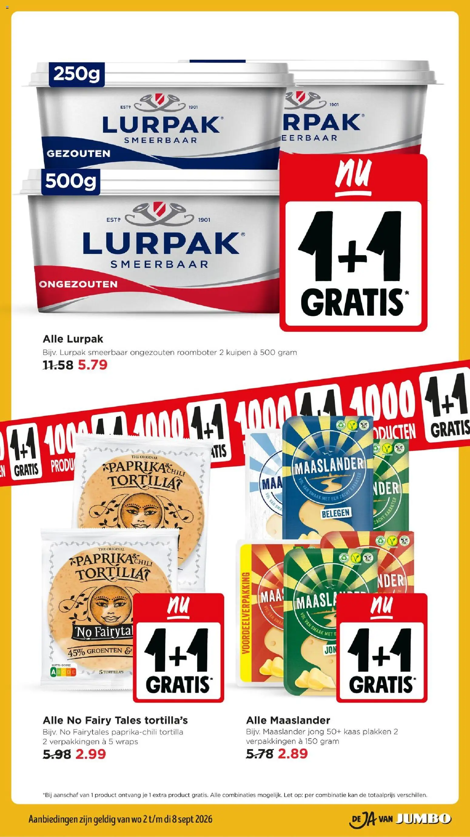 {H1} | Pagina: 5 | Producten: Tortilla's, Kaas, Kan, Groenten