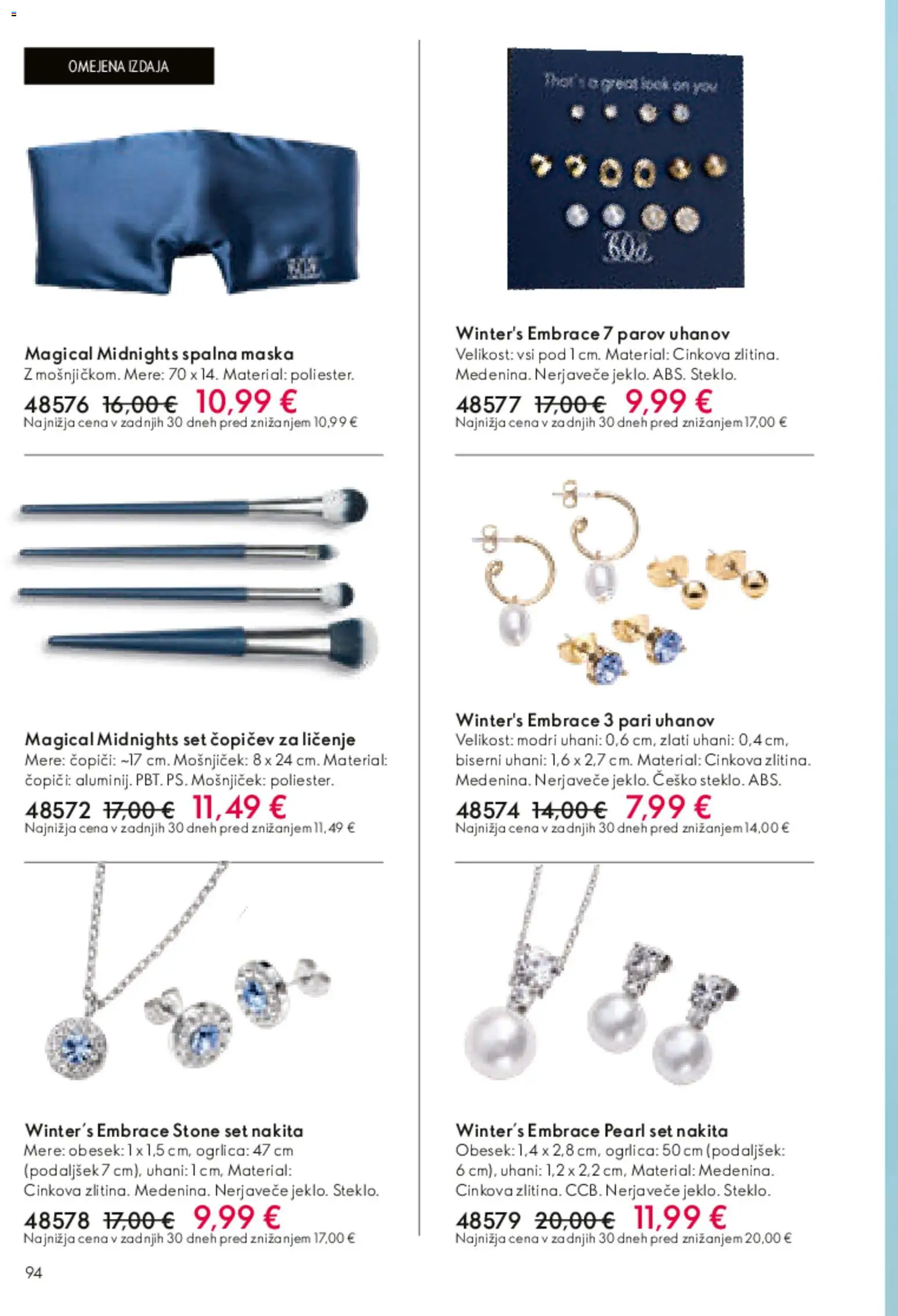 Novi Oriflame katalog ponudbe – veljaven od 13.05.2026 | Stran: 93 | Izdelki: Uhani, Maska