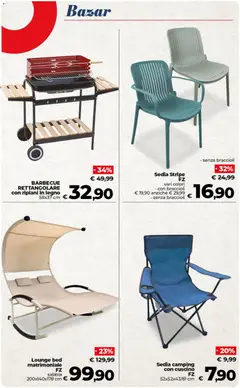 Anteprima del volantino COOP volantino Superstore Sicilia valido a partire dal 18/06/2026 | Pagina: 43 | Prodotti: Braccioli, Barbecue, Cuscino, Sedia