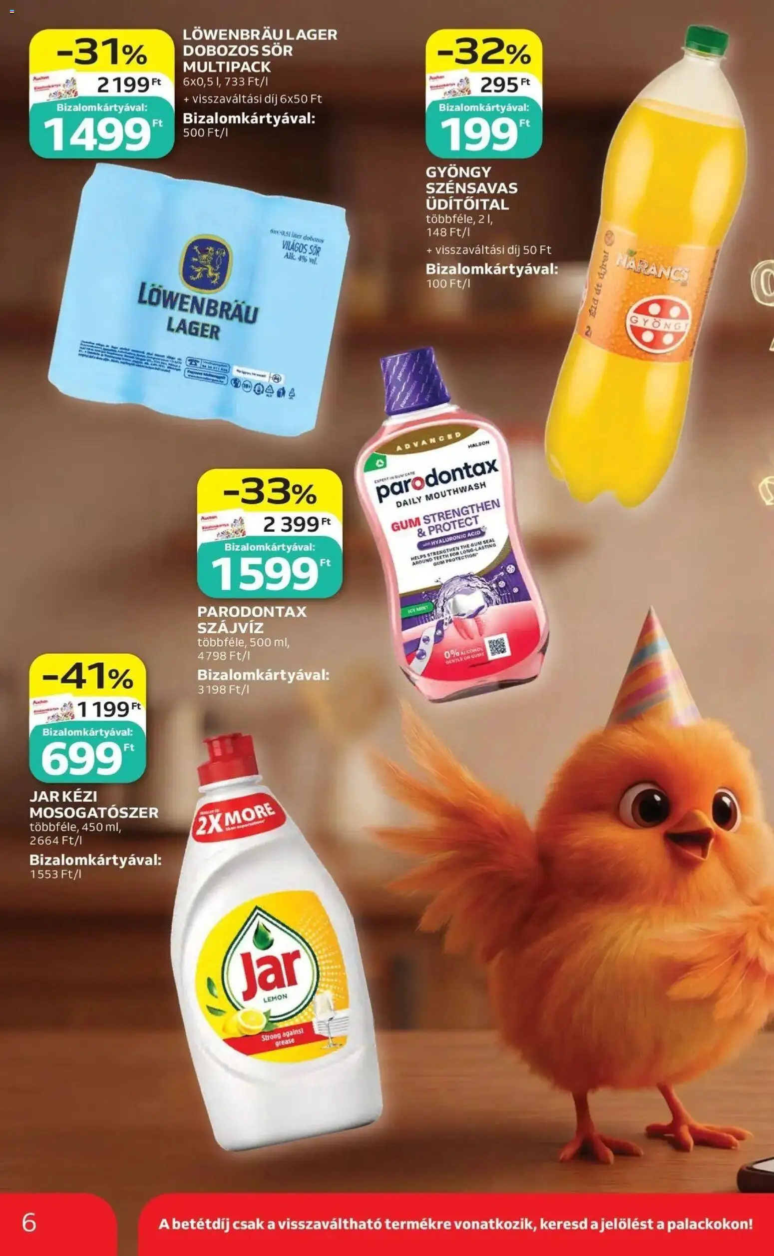 Auchan akciós ujság - amely érvényes a következő dátumtól: 30.04.2026 | Oldal: 6
