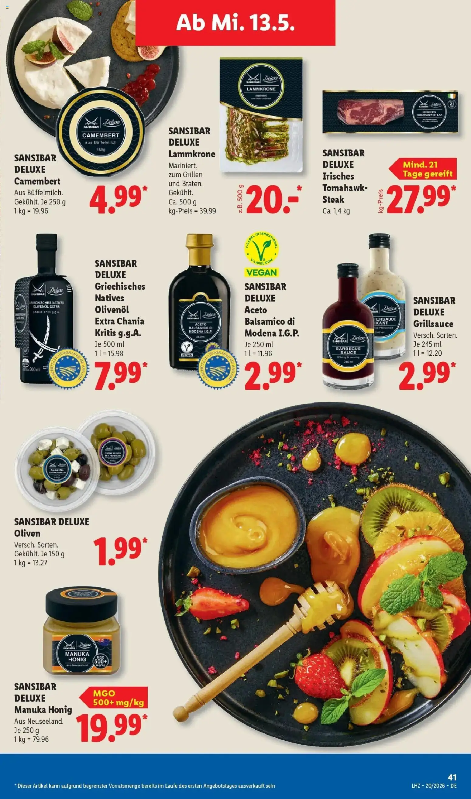 Lidl Prospekt Mahlow – gültig ab 11.05.2026 | Seite: 63 | Produkte: Balsamico, Olivenol, Steak