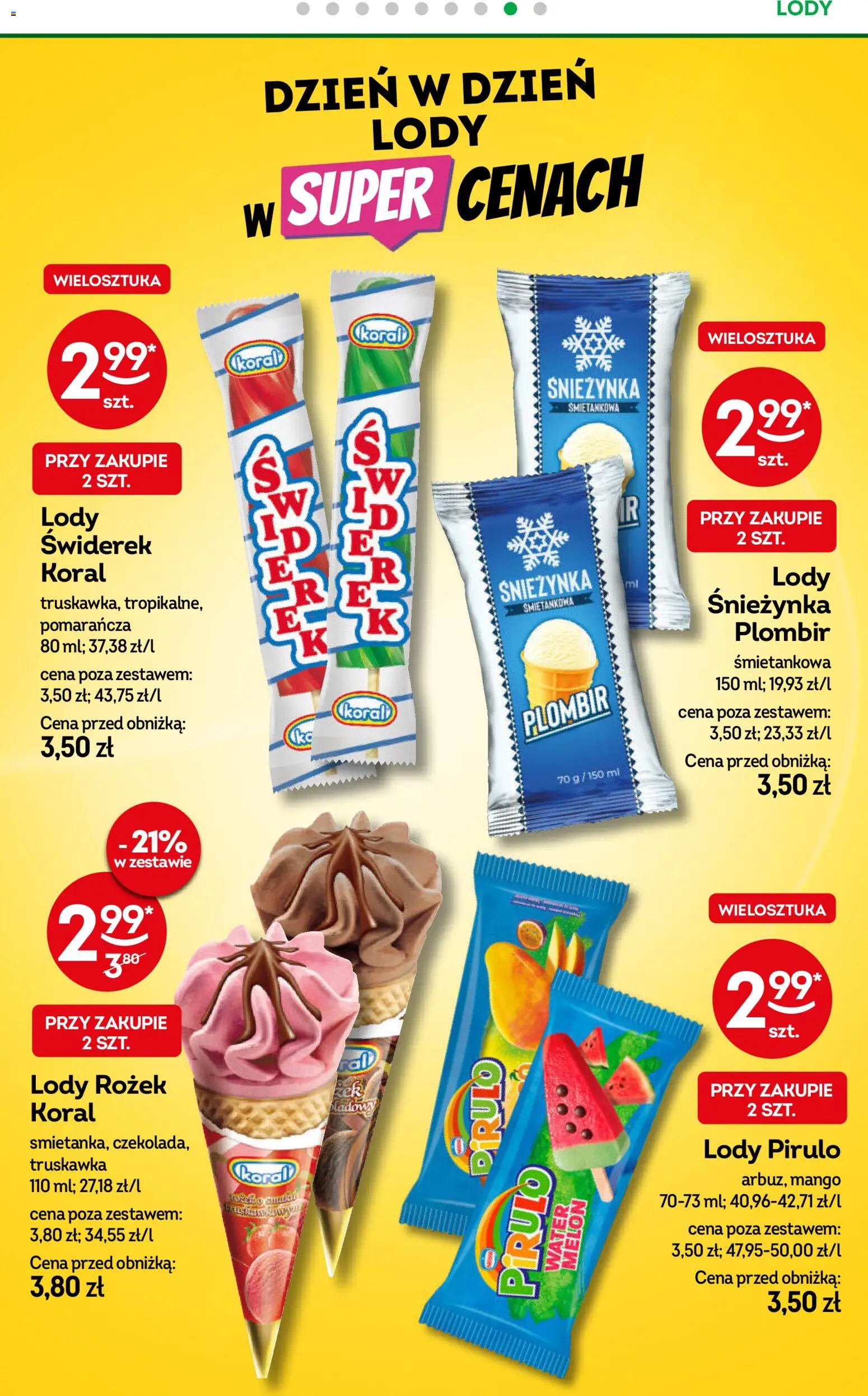 Żabka gazetka od 01.07.2026 | Strona: 39 | Produkty: Mango, Lody