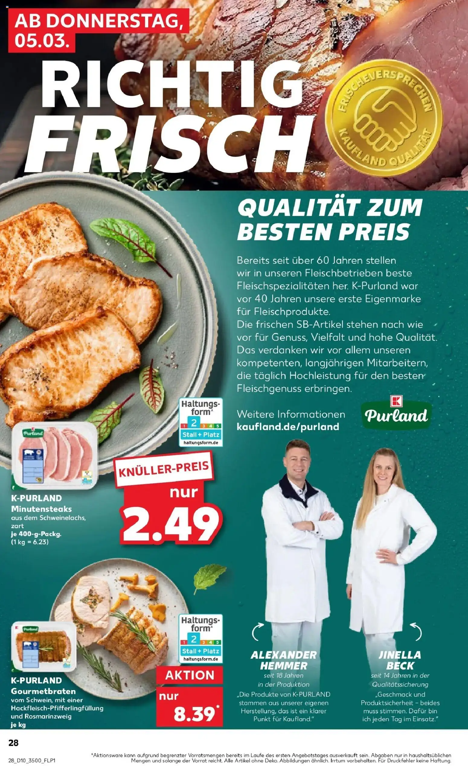 Kaufland Prospekt Leipzig	 – gültig ab 05.03.2026 | Seite: 28 | Produkte: Steak