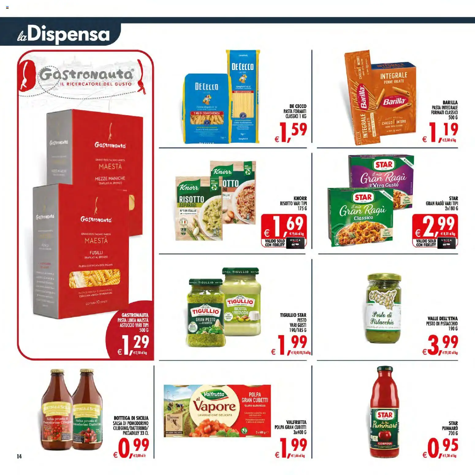 Volantino Decò del 10/07/2026 | Pagina: 14 | Prodotti: Salsa, Pesto, Astuccio, Pistacchi