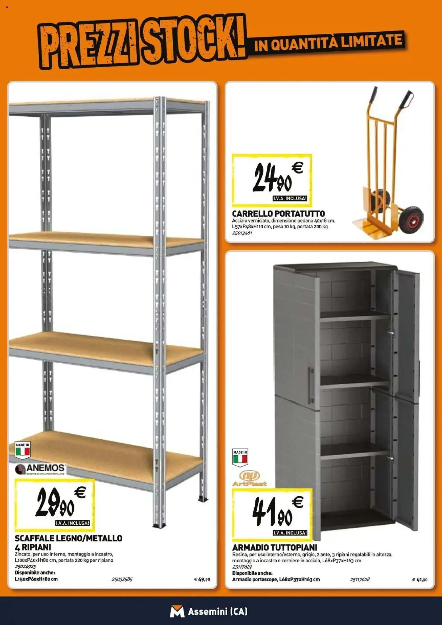 Nuovo TECNOMAT catalogo Assemini dal 27/08/2026 > offerte anteprima 🛍️ | Pagina: 16 | Prodotti: Ripiano, Carrello, Scaffale, Armadio