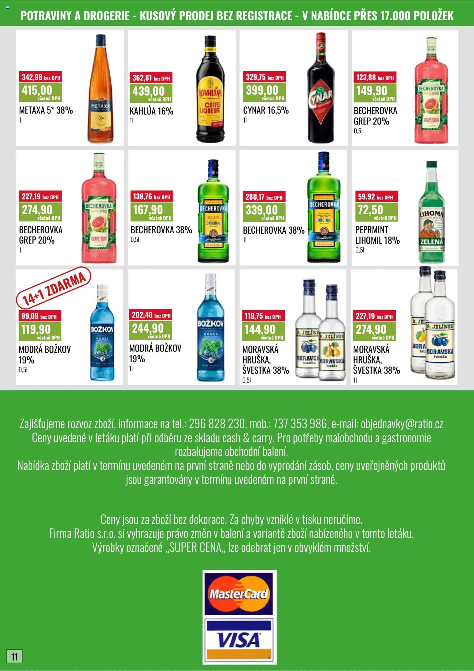 Ratio leták od 01.07.2026 | Strana: 12 | Produkty: Kahlua, Metaxa, Božkov, Drogerie