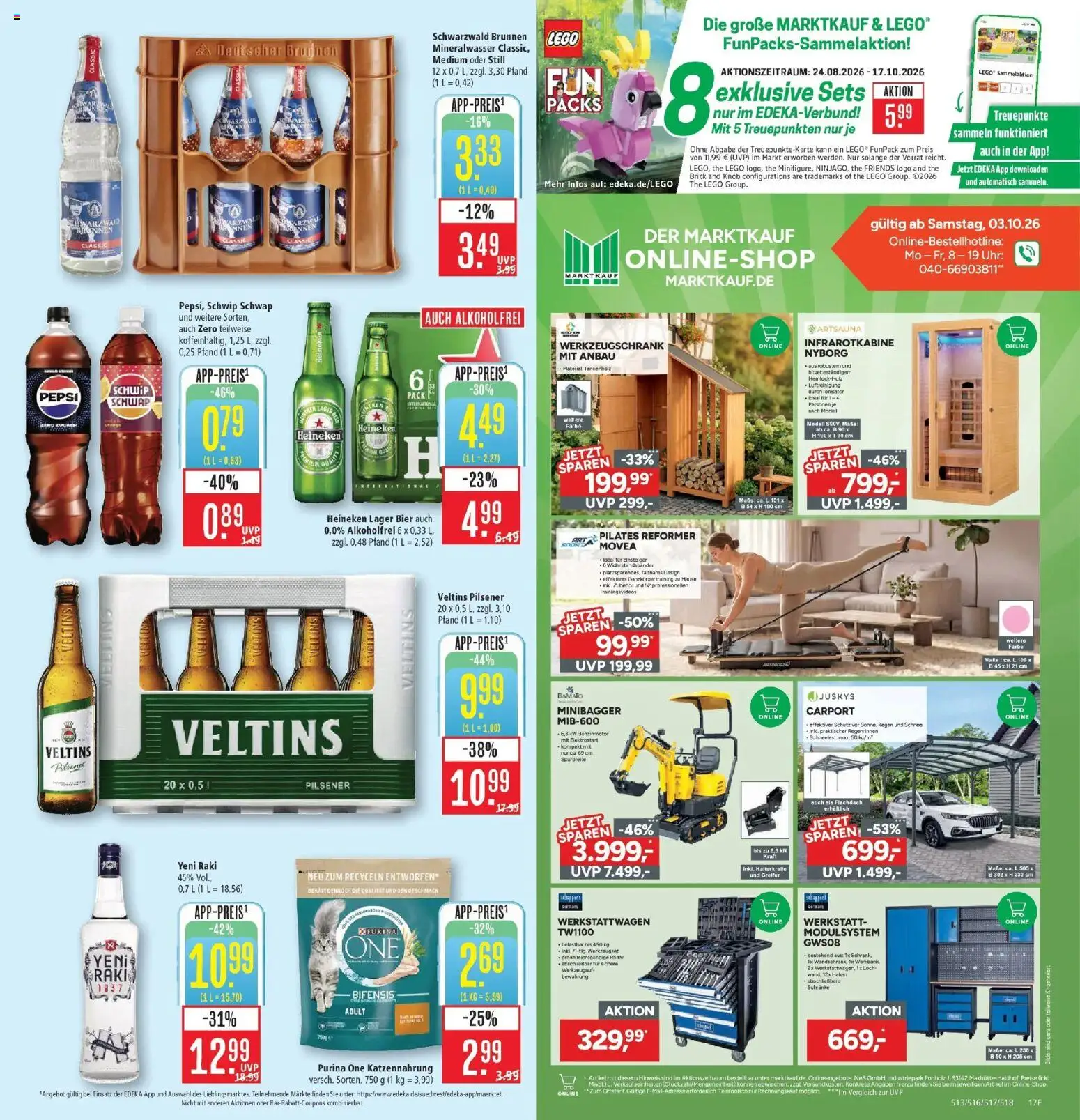 Marktkauf Prospekt Heidenheim (ab 05.10.2026) » Angebote online | Seite: 21 | Produkte: Schwip schwap, Zucker, Pepsi, Uhr