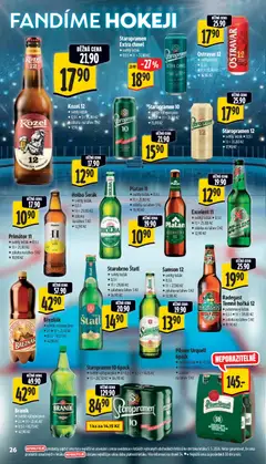 Náhled letáku Albert leták - Hypermarket od 13.05.2026 | Strana: 34 | Produkty: Pivo, Staropramen 12, Radegast, Láhev