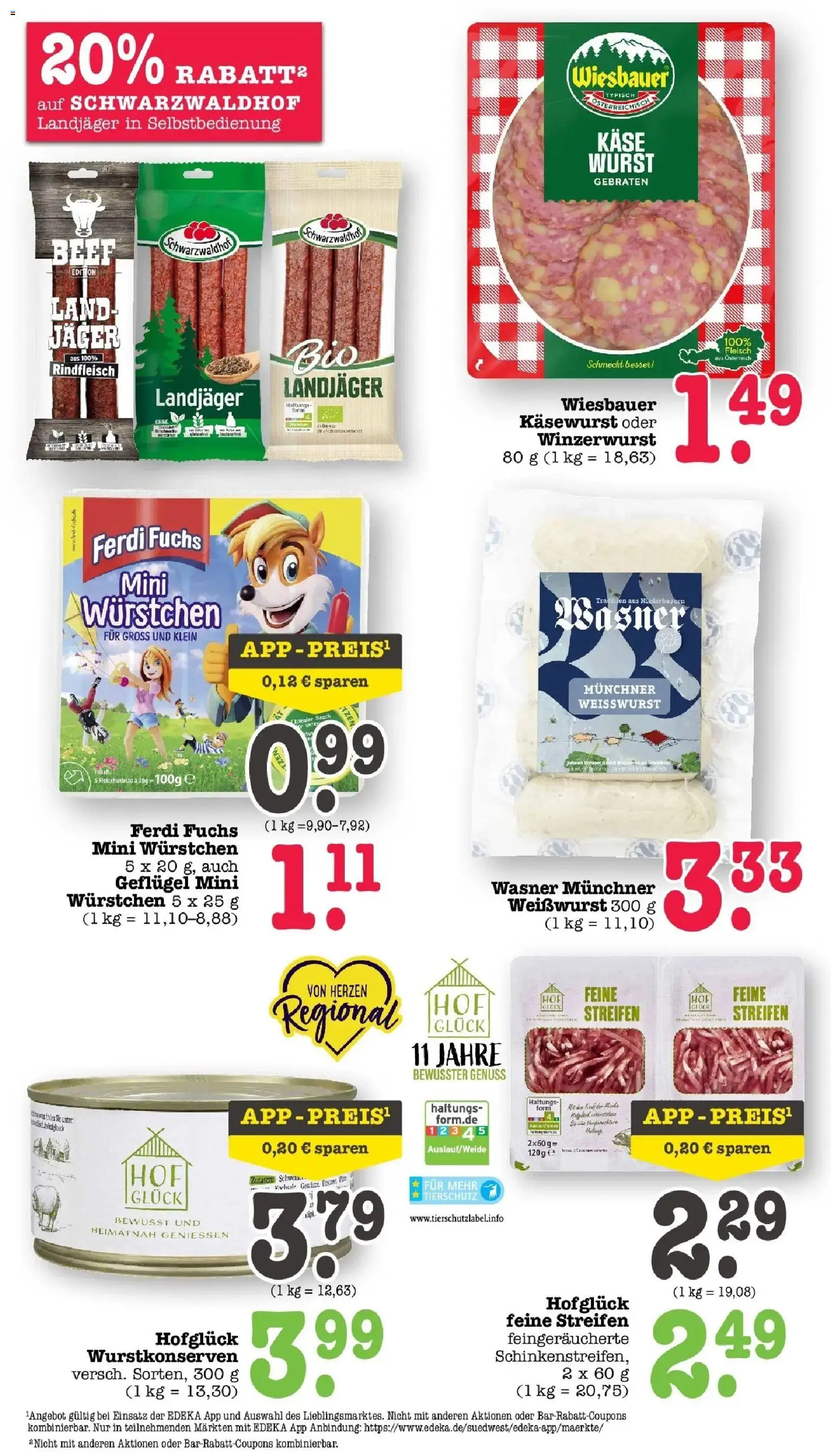 Edeka prospekt Bühlertal	 – gültig ab 27.04.2026 | Seite: 47 | Produkte: Käse, Weißwurst, Wurst, Rindfleisch