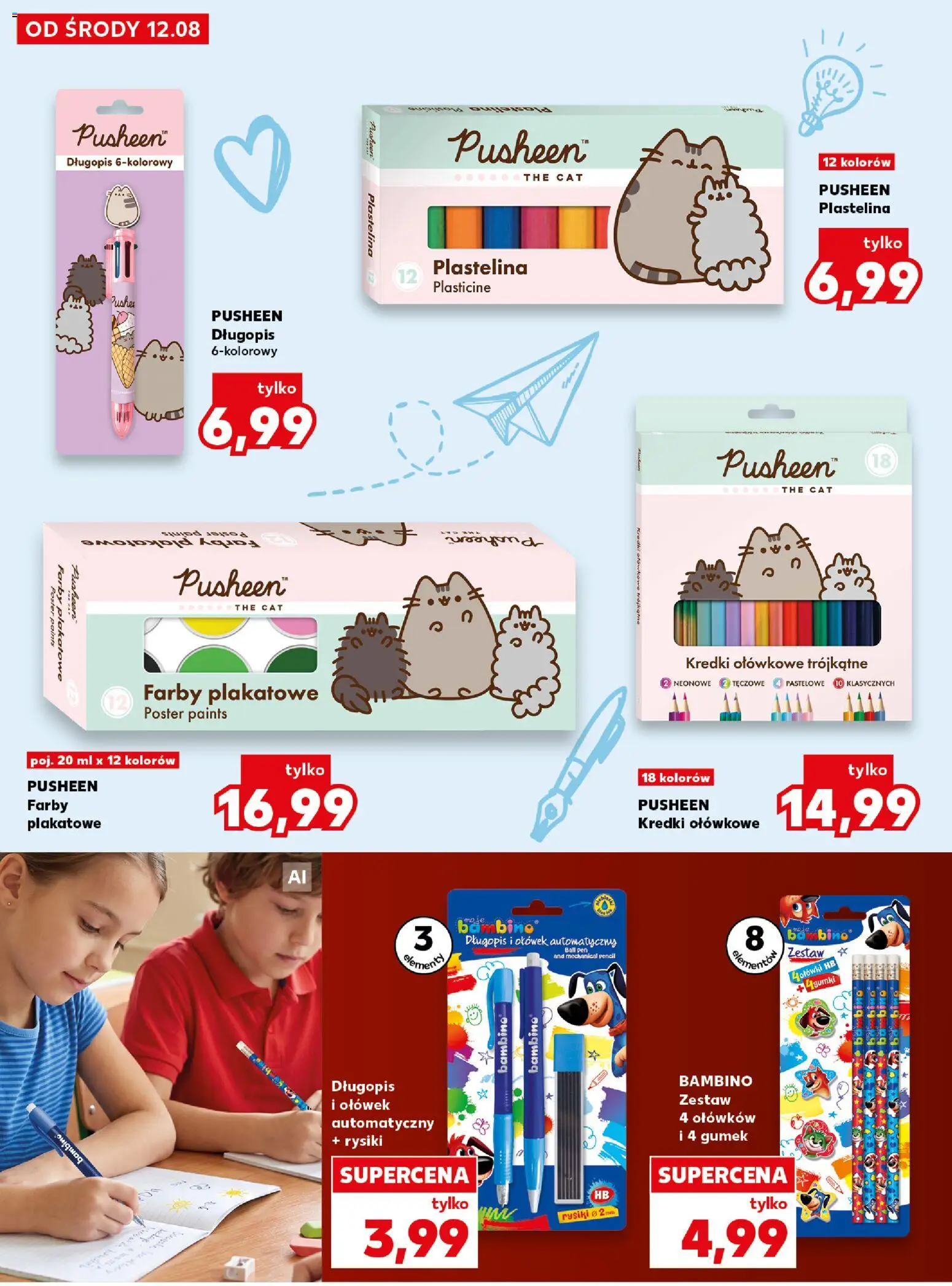Kaufland Polsko leták - Nowy rok szkolny od 12.08.2026 | Strana: 14 | Produkty: Plastelína
