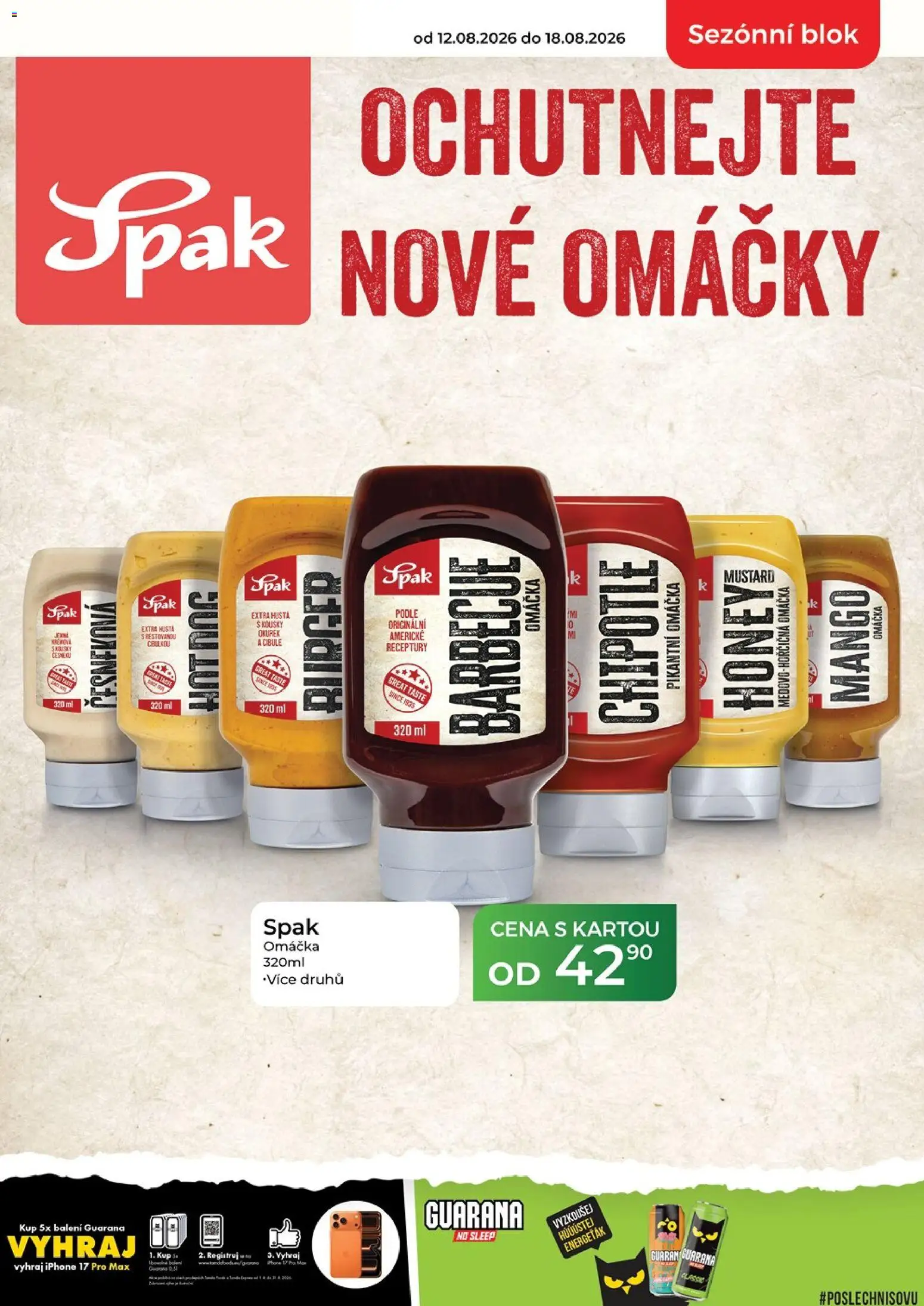 Tamda Foods leták od 12.08.2026 | Strana: 3 | Produkty: Mango, Iphone, Blok, Omáčky