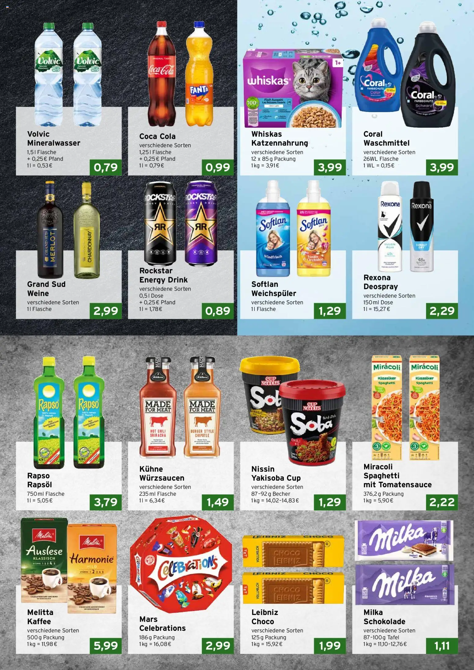 CAP Markt Prospekt – gültig ab 06.07.2026 | Seite: 3 | Produkte: Coca cola, Cola, Schokolade, Rapso rapsol
