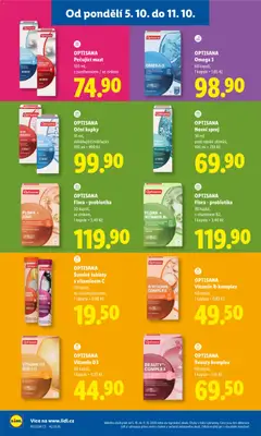 Náhled letáku OPTISANA Oční kapky, 10 ml, zklidňující/zvlhčující, 100 ml = 999 Kč od 05.10.2026 | Strana: 35