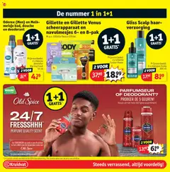 Kruidvat folder week 22 - Voorbeeld van een folder van Kruidvat, geldig van 25.05.2026 | Pagina: 18 | Producten: Scheerapparaat, Shampoo, Deodorant, Melk