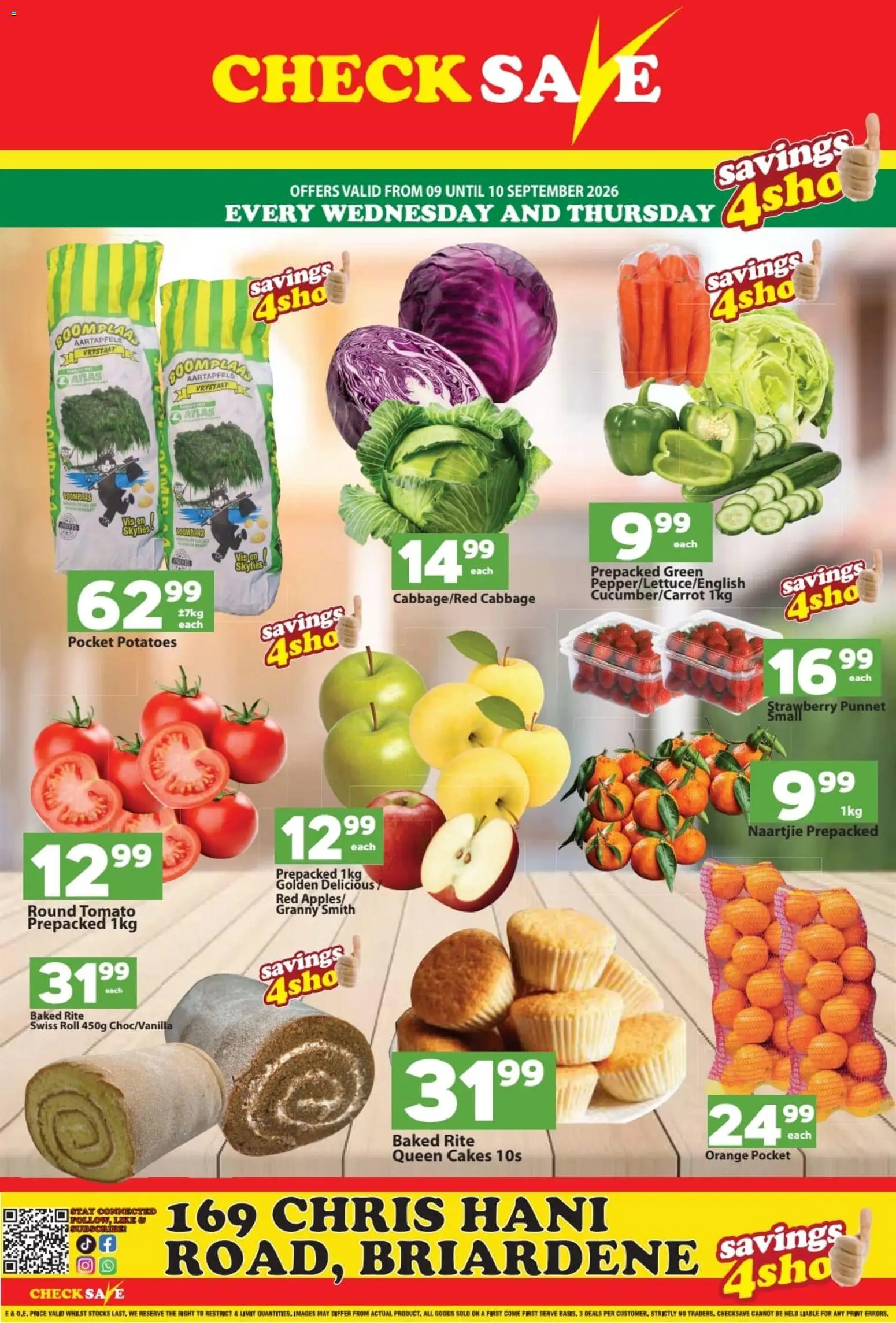 New Check Save catalogue – valid from 09/09/2026 | Page: 3 | Products: Potatoes