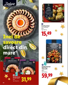 Ofertele Lidl valabile de la 19.10.2026 | Pagină: 44 | Produse: Inel, Mozzarella, Deluxe, Usturoi