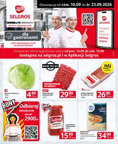 Pogląd oferty "Selgros cash&carry gazetka - Oferta dla gastronomii" - ważna od 10.09.2026