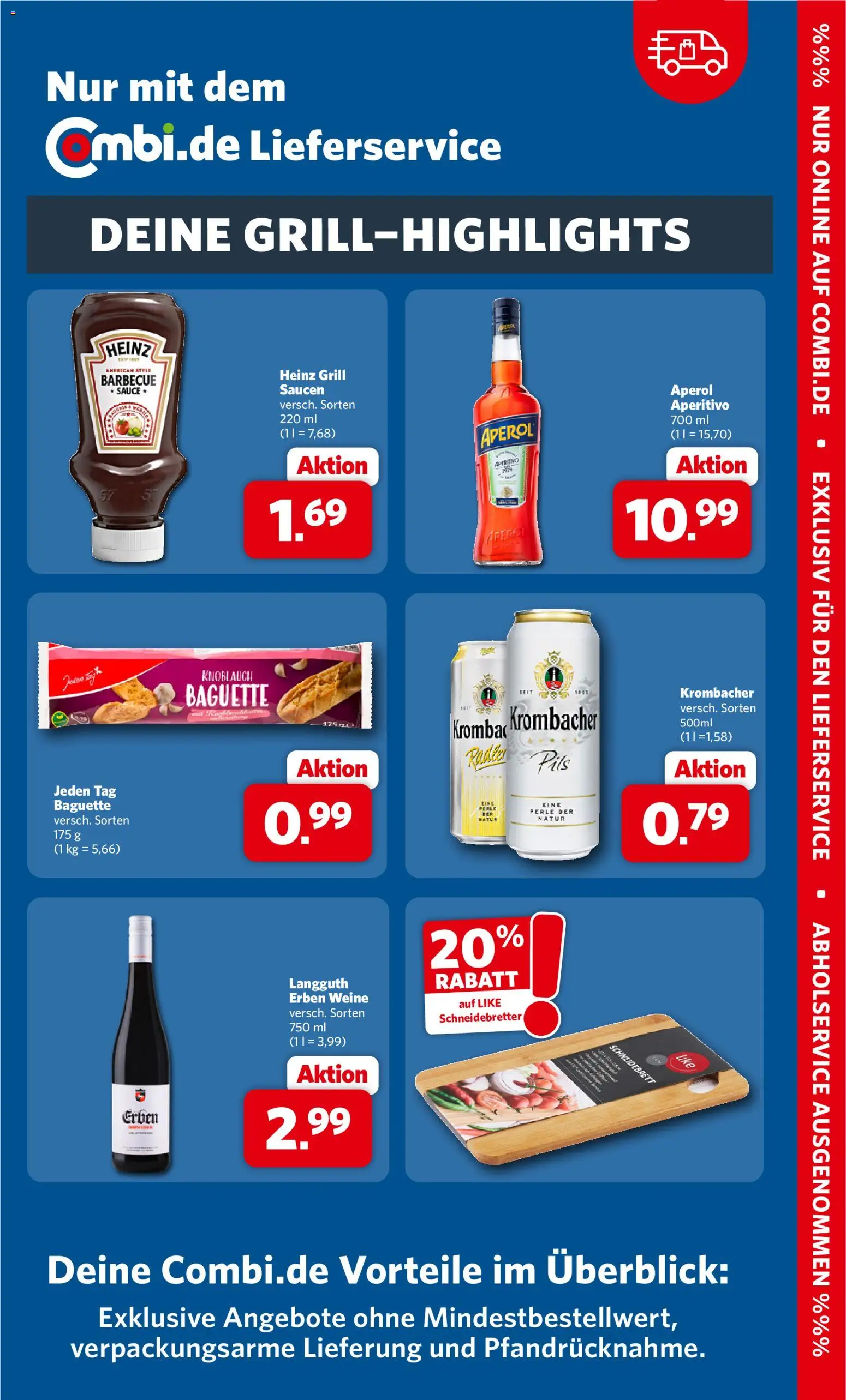 Combi Prospekt – gültig ab 20.07.2026 | Seite: 39 | Produkte: Grill, Pils, Radler, Aperol
