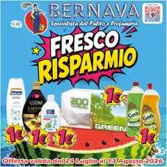 Anteprima del volantino Bernava volantino valido a partire dal 24/07/2026