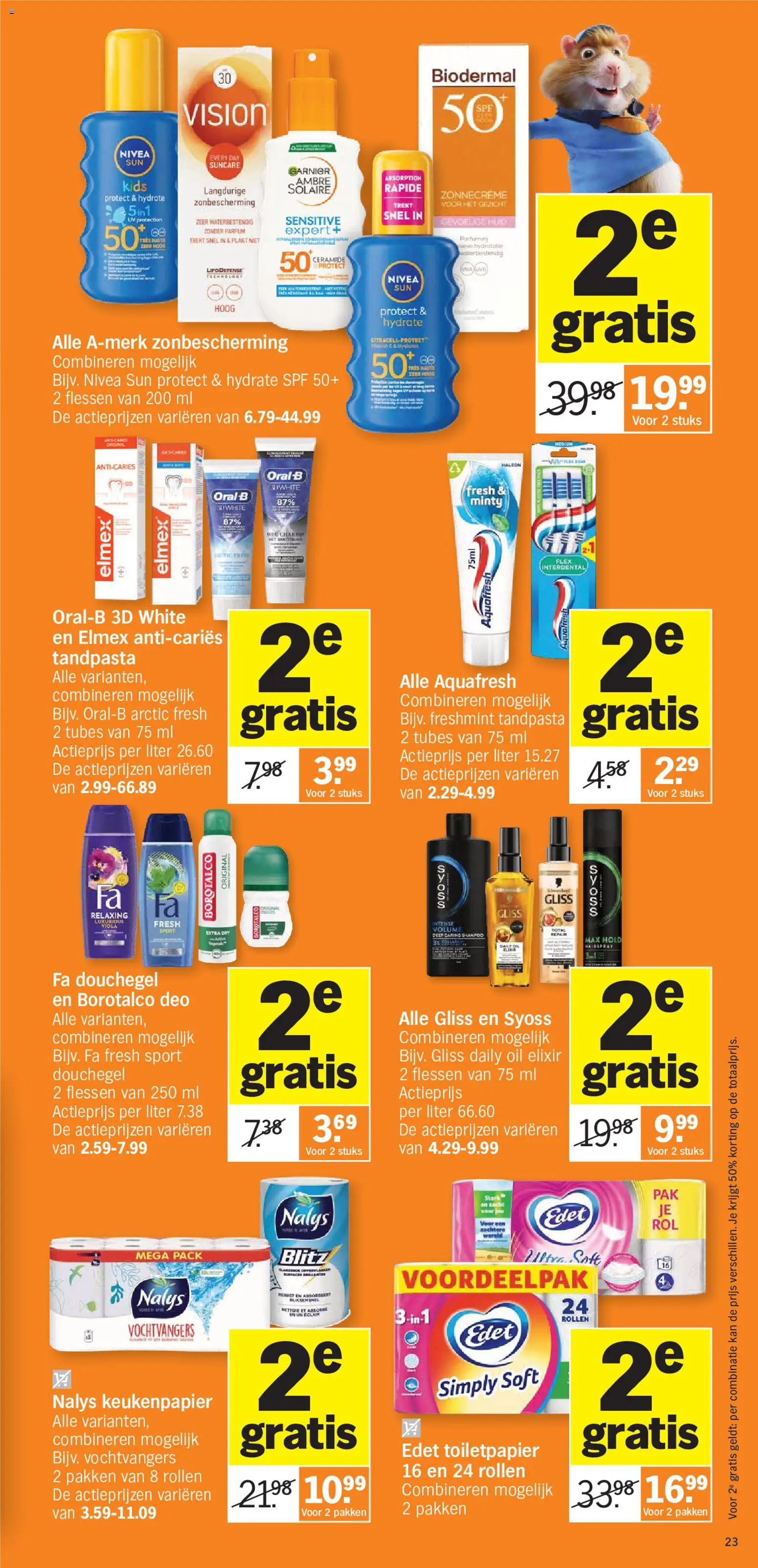 {H1} | Pagina: 23 | Producten: Toiletpapier, Parfum, Shampoo, Douchegel