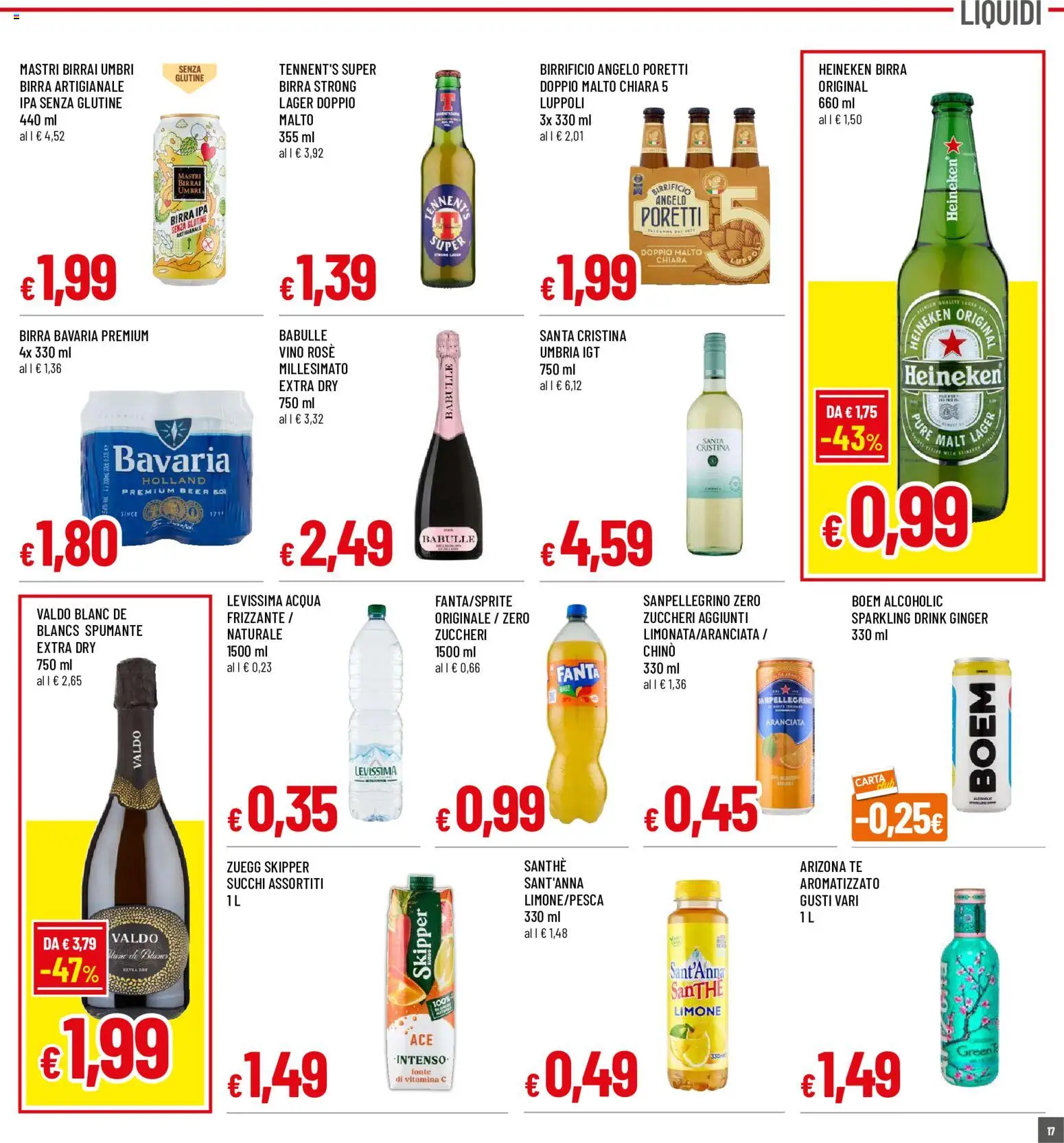 Volantino Galassia del 20/08/2026 | Pagina: 17 | Prodotti: Tennent's Super, Tennent's, Birra, Heineken