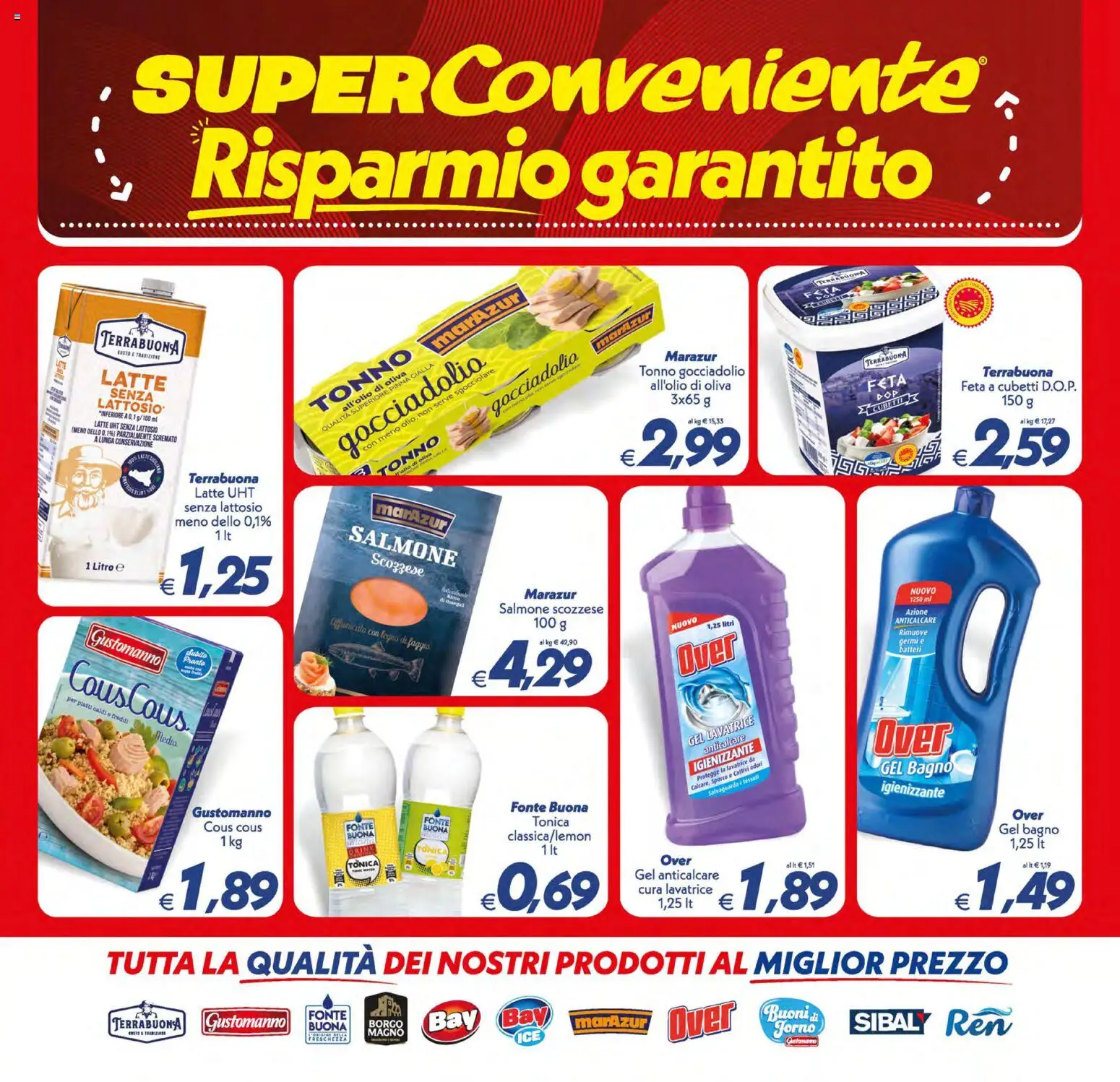 Volantino SuperConveniente del 31/07/2026 | Pagina: 15 | Prodotti: Salmone, Cous cous, Tonno, Bagno