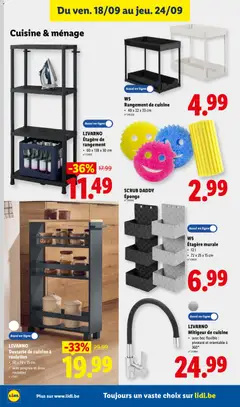 Lidl - Folder week 38 - Voorbeeld van een folder van Lidl, geldig van 14/09/2026 | Pagina: 34 | Producten: Trolley, Mixer