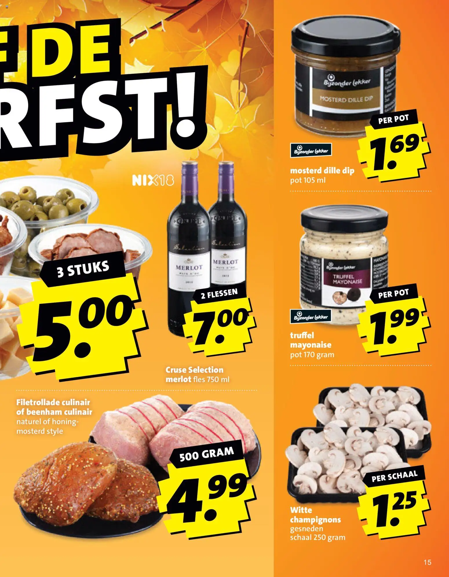 {H1} | Pagina: 15 | Producten: Honing, Schaal, Fles, Dip