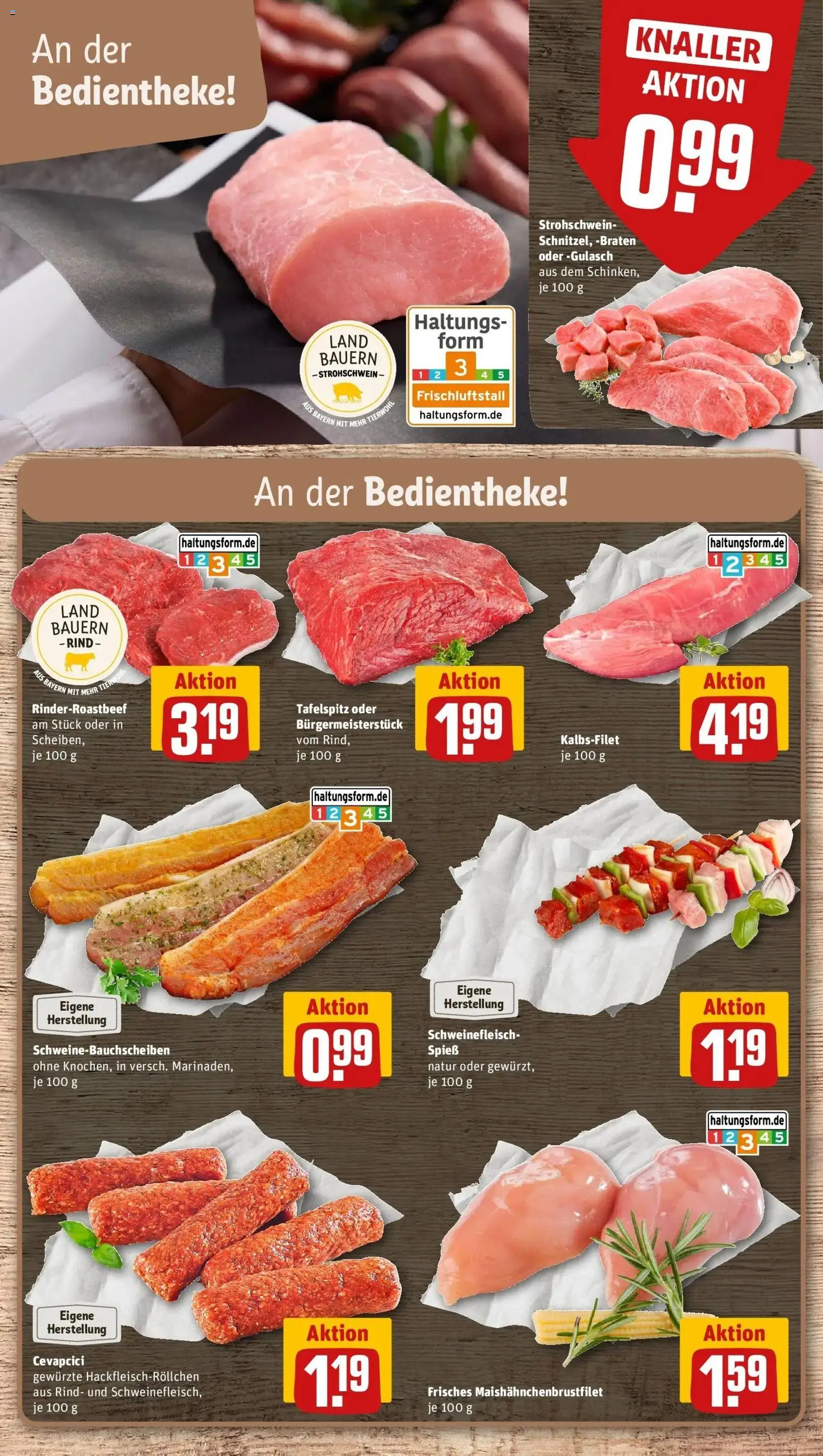 REWE Prospekt ab 24.08.2026 zum Blättern » Angebote | Seite: 8 | Produkte: Tafelspitz, Cevapcici, Gulasch, Schweinefleisch