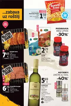 Tommy - Super ponuda za roštilj - Pregled kataloga iz trgovine Tommy, vrijedi od 27.04.2026 | Stranica: 2 | Proizvodi: Svinjski kare, Pommes frites, Umak, Češnjak