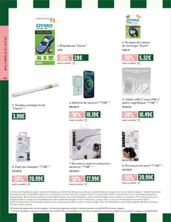 Monoprix - Prévisualisation de Monoprix - Guide de rentree valide à partir de 04/08/2026 | Page: 40 | Produits: Câble, Toner, Rouleau, Batterie