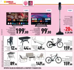 Anteprima del volantino Conad volantino Superstore Lombardia valido a partire dal 06.05.2026 | Pagina: 36 | Prodotti: The, Scopa, Disco, Tavolo