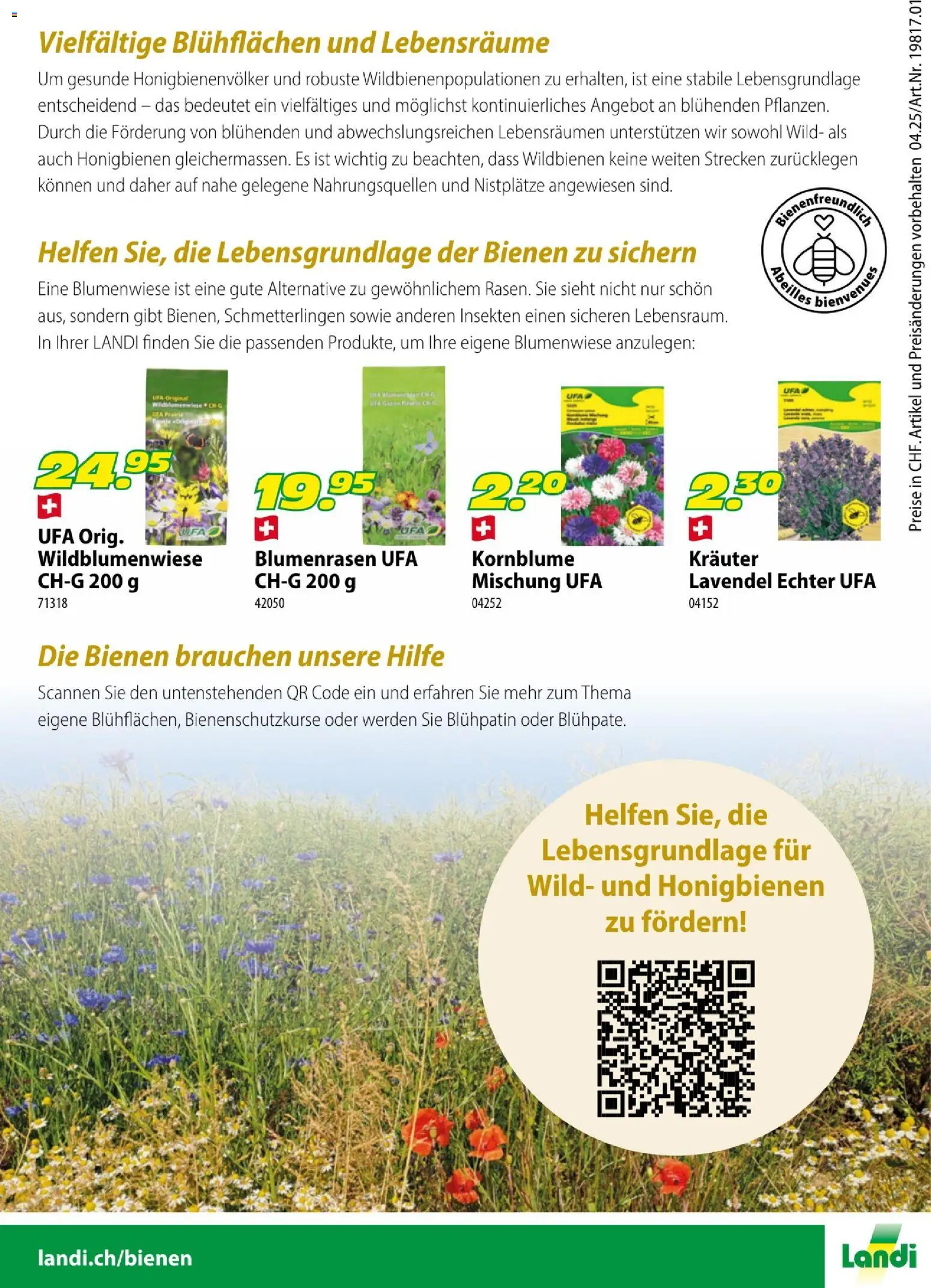 Landi aktionen Wild- und Honigbienen – gültig ab 29.03.2026 | Seite: 4