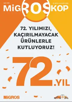 22 Ekim 2026 tarihinden itibaren geçerli olan Migros kataloğu önizlemesi
