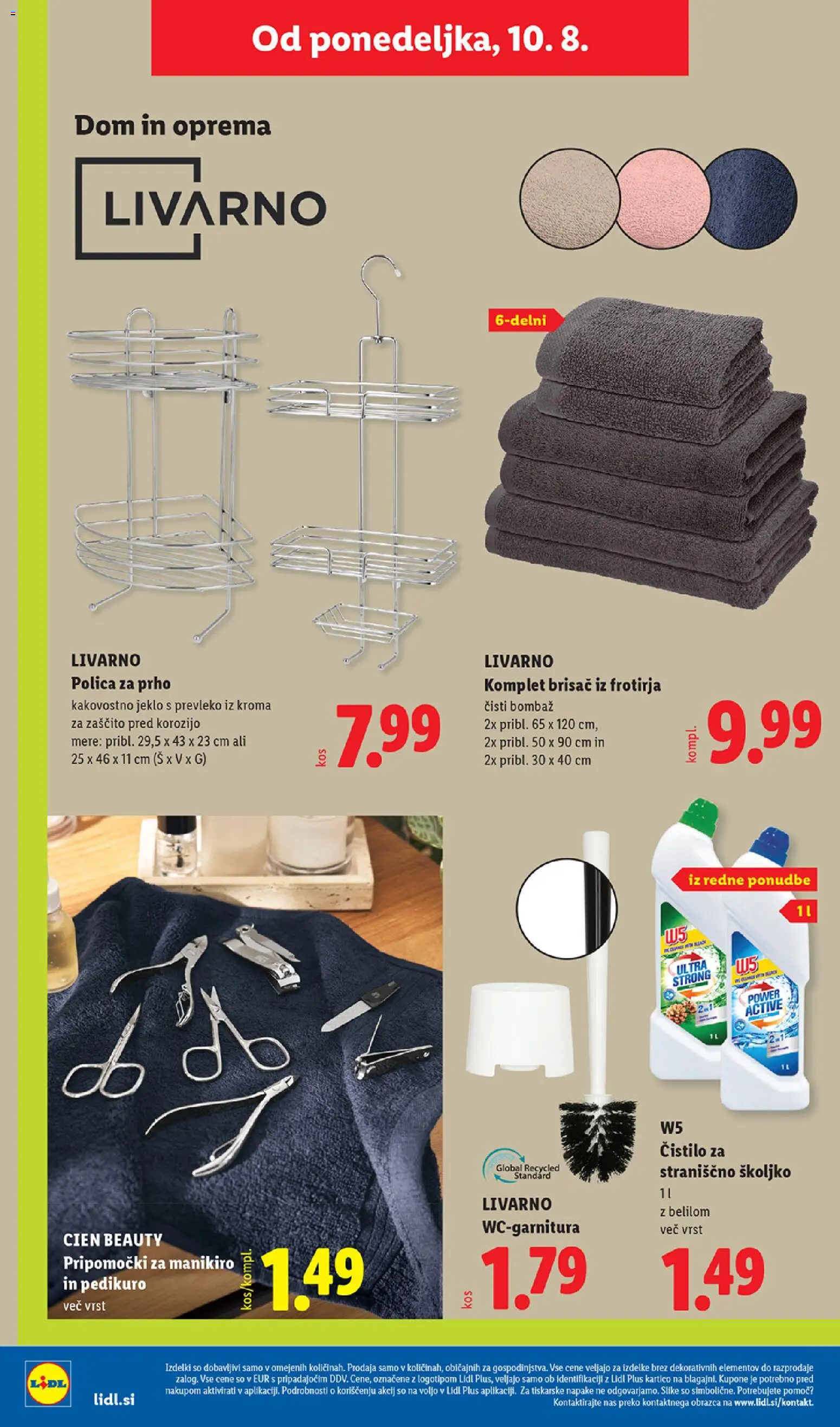 Novi Lidl katalog ponudbe – veljaven od 06.08.2026 | Stran: 58 | Izdelki: Polica